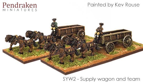 Supply wagon and team (2)