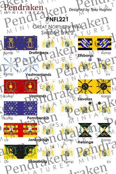 Swedish flags, type 2