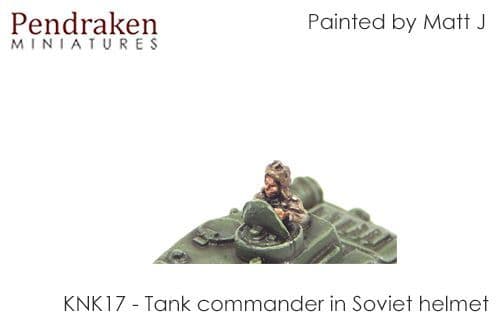Tank commander (head/shoulder) in Soviet helmet