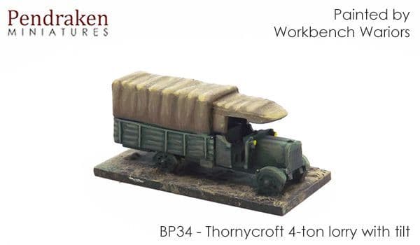 Thornycroft 4-ton lorry with tilt