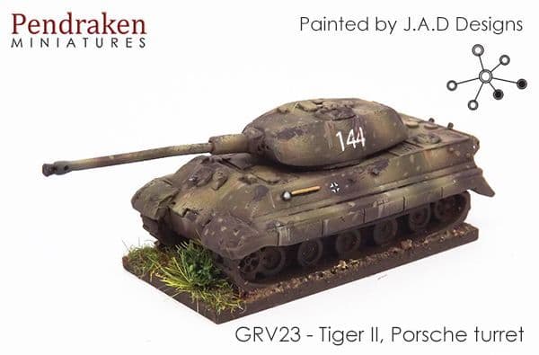 Tiger II, Porsche turret