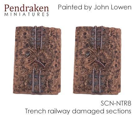 Trench Railway damaged sections