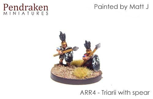 Triarii with spear