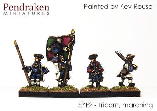 Tricorn, marching, without turnbacks