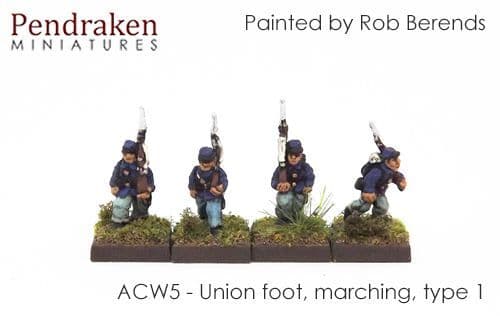 Union foot, marching, type 1