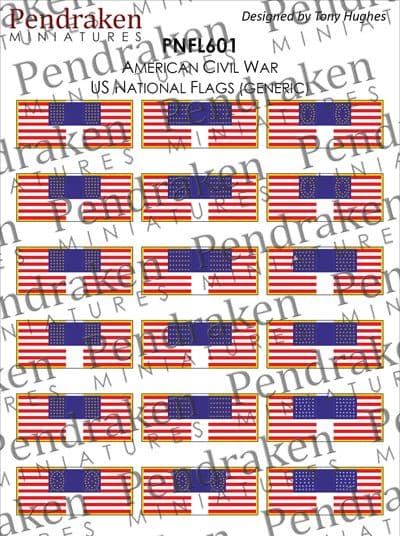 US National flags (generic)