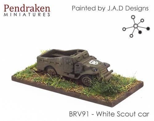 White Scout car