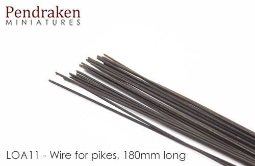 Wire for pikes, 0.7mm thick, 180mm long (20)