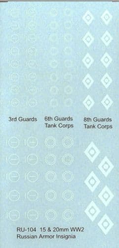 WWII Russian Armour Insignia [1/100-1/76]